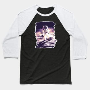 Astronaut on the moon Baseball T-Shirt